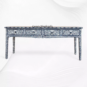 Blue Ella Colored Bone Inlay Console Table
