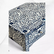 Blue Ella Colored Bone Inlay Console Table