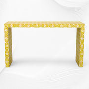 Bone Console Flower Design Yellow