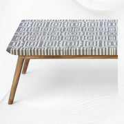 Bone Inlay Coffee Table Grey Box Design