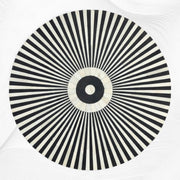 Bone Inlay Center Table Stripe Design Black