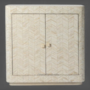 Braided Full Bone Inlay Cabinet