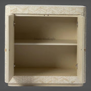 Braided Full Bone Inlay Cabinet