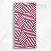 Cube Optical Bone Inlay Round Side Table Wine