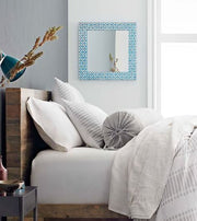 Diamond Bone Inlay Mirror Blue