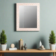 Fez Mother Of Pearl Inlay Mirror Pale Pink