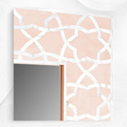 Fez Mother Of Pearl Inlay Mirror Pale Pink