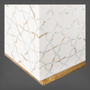 Fez Mother of Pearl Inlay Coffee Table White
