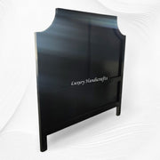 Floral Mother of Pearl Inlay Bed Black