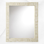 Handcrafted bone inlay mirror