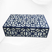 Hope Bone Inlay Box Indigo