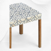 Hope Bone Inlay Side Table Grey