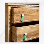 Jiya Mango Wood Inlay Chest of 3 Drawers