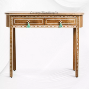 Jiya Mango Wood Inlay Dressing Table