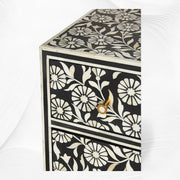 Lalita Inlay Three Drawer Dresser Black