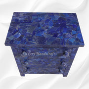 Lapis Lazuli 3 Drawer Bedside