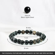 LH Black Agate Bracelet