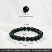 LH Black Obsidian Bracelet