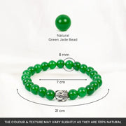 LH Green Jade Bracelet with Buddha