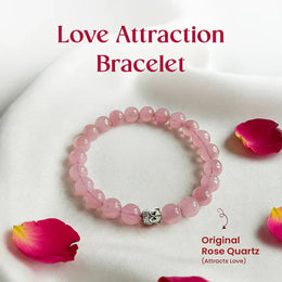 LH Rose Quartz Bracelet Love Attraction Bracelet