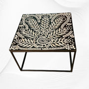 Lucienne Bone Inlay Coffee Table Black