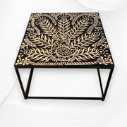 Lucienne Bone Inlay Coffee Table Black