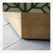 Luxury Fauni Bone Inlay Coffee Table Teal Green | Bone Inlay Cocktail Table