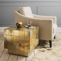 Magpie Metal And Brass Side Table