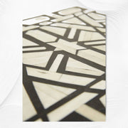 Marrakesh Bone Inlay 3 Drawer Bedside Black | Luxury Bedside Table