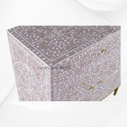 MOP Inlay Scroll Vine Buffet Purple