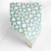 Moroccan Inlay Waterfall Coffee Table Green | Bone Inlay Coffee Tables