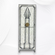 Nola Full Bone Inlay Almirah Black