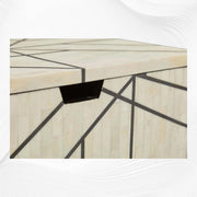 Nola Full Bone Inlay Bedside 1 Drawer