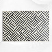 Optical Inlay Coffee Table Black 5