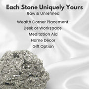 Raw Pyrite Stone Geode 4