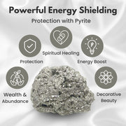 Raw Pyrite Stone Geode 5