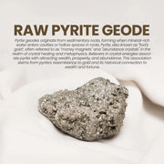 Raw Pyrite Stone Geode 2