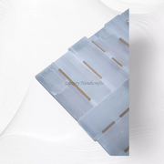 Rectangular Brass Inlay Selenite Mirror