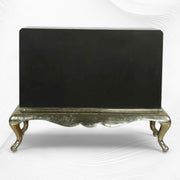 Royal Mother Of Pearl Inlay 2 Drawer Chest Black