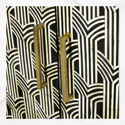 Sprinkle Bone Inlay 2 Door Sideboard Black