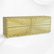 Starburst Brass Credenza