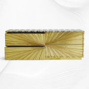 Starburst Brass Credenza