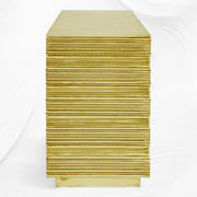 Starburst Brass Credenza