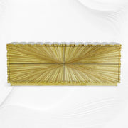 Starburst Brass Credenza