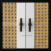 Texas Cane Credenza White