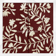 Toria Mother of Pearl Inlay Credenza Burgundy