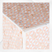 Triangle Mother Of Pearl Inlay Cabinet Nude Pink