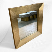 Wave Brass Mirror